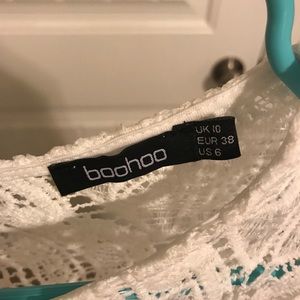 boohoo lace crop top